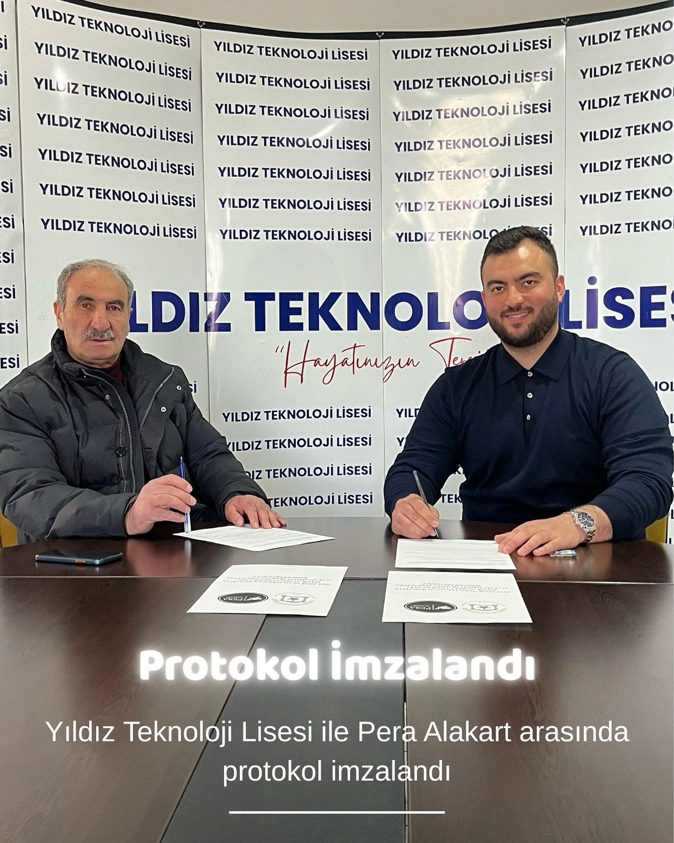 Yıldız Teknoloji Lisesi ile Pera Alakart arasında protokol imzalandı